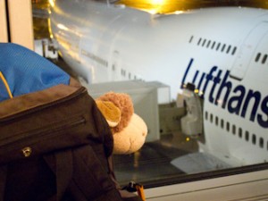 Warten auf den Abflug Warten auf den Abflug