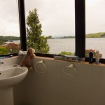 Schafblick aus Badezimmer